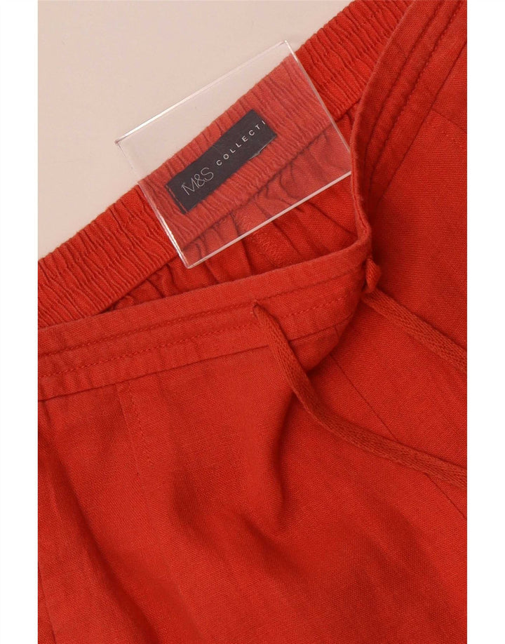 Marks & Spencer Womens Casual Shorts W28 Medium Red