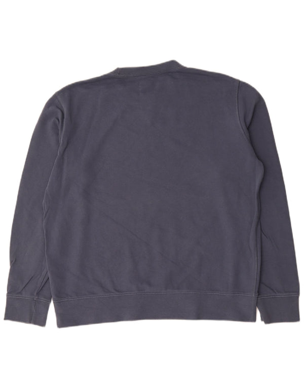Marks & Spencer Mens Sweatshirt Jumper Large Navy Blue Cotton