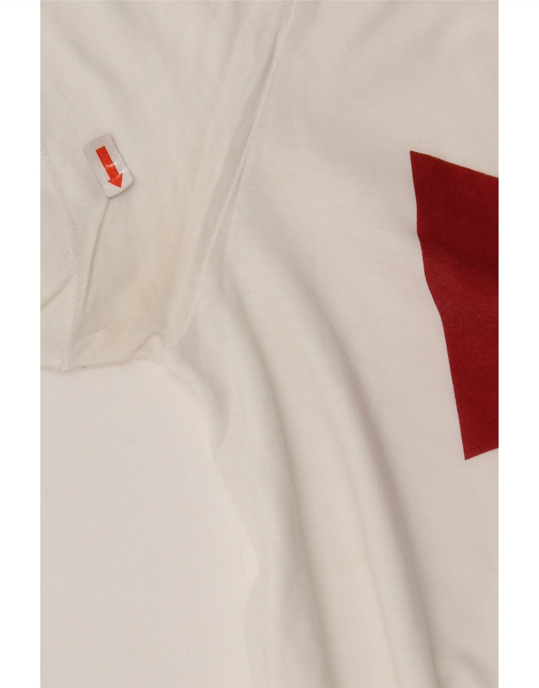 LEVI'S Womens Graphic T-Shirt Top UK 10 Small White