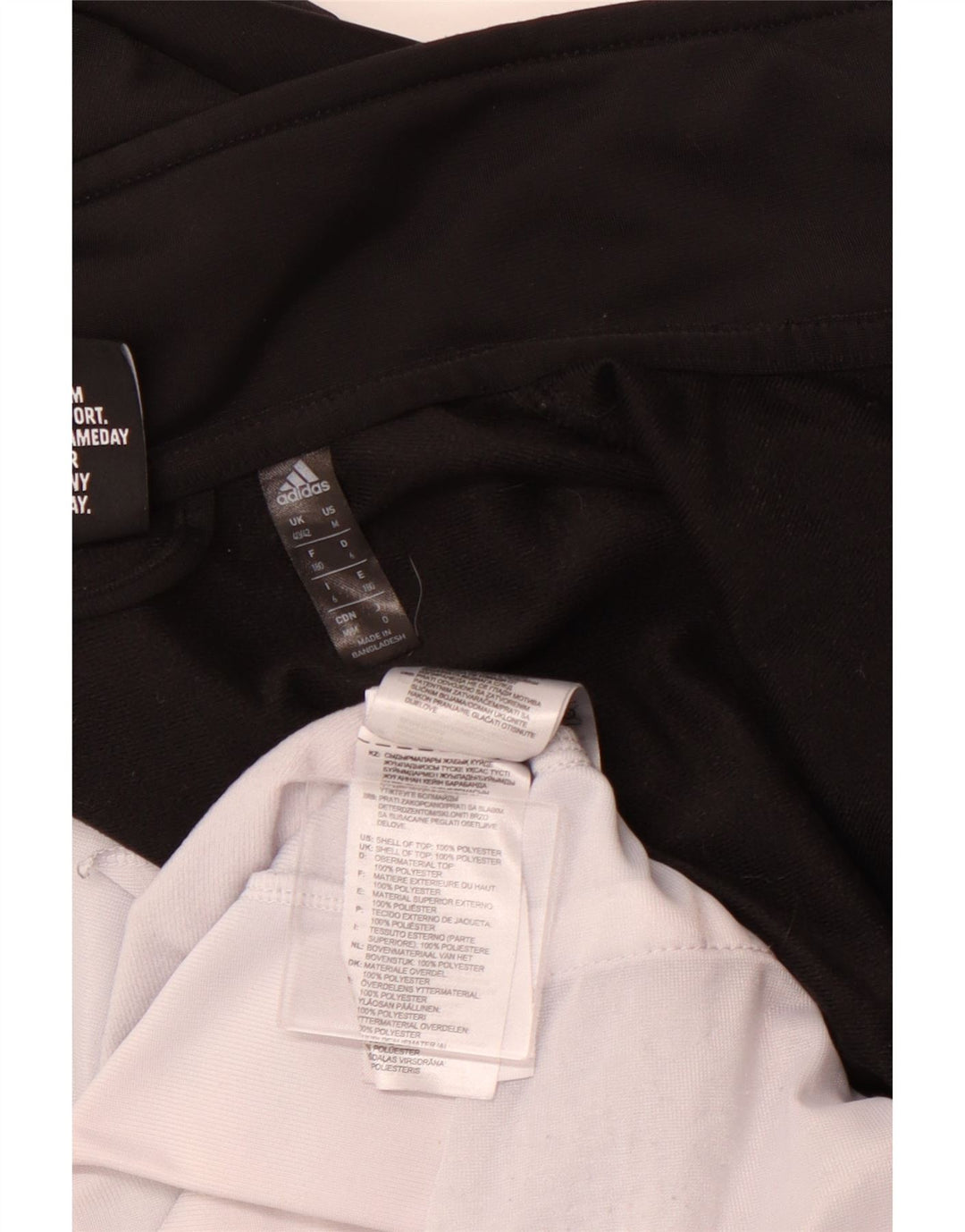 ADIDAS Mens Tracksuit Top Jacket UK 40/42 Medium Black Colourblock