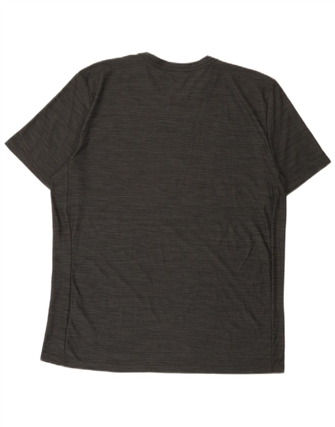 Nike Mens Dri Fit T-Shirt Top Large Grey Flecked Polyester