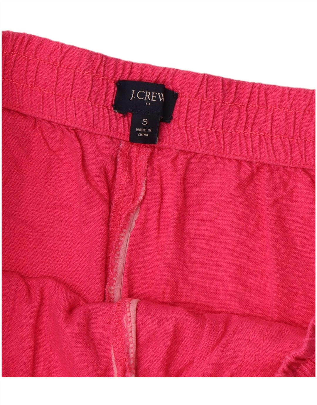 J. CREW Womens Casual Shorts Small W26 Pink Linen