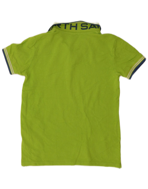 North Sails Boys Polo Shirt 11-12 Years Green Cotton