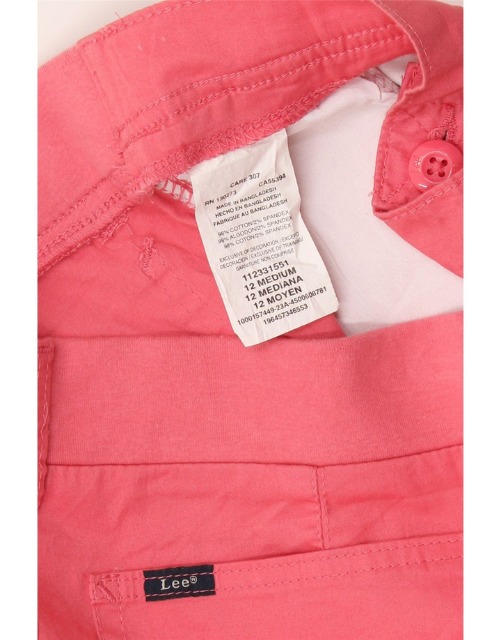 LEE Womens Cargo Shorts US 12 Large W34  Pink Cotton Vintage Lee and Second-Hand Lee from Messina Hembry 