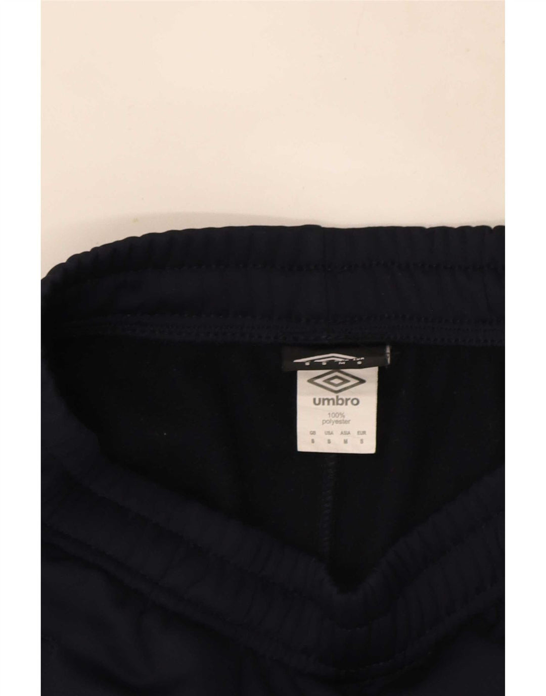 Umbro Mens Graphic Tracksuit Trousers Joggers Small  Navy Blue Polyester