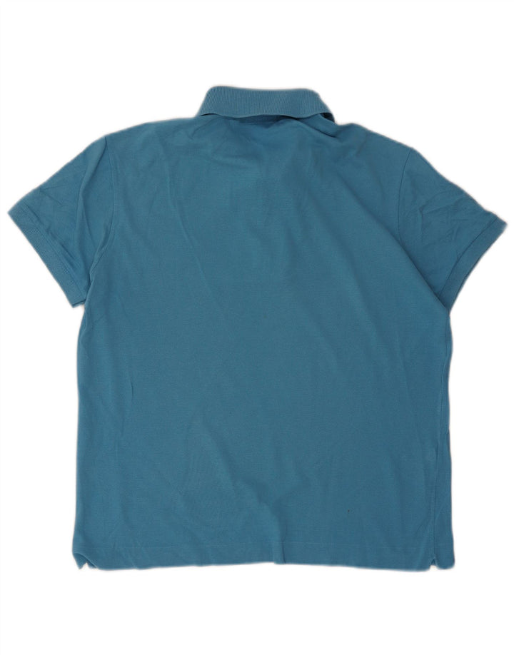 Lacoste Mens Polo Shirt Size 4 Medium Blue