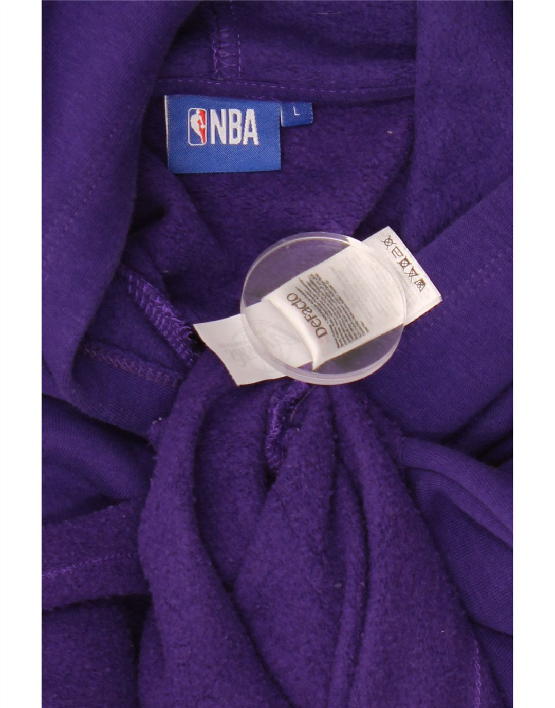 NBA Womens Los Angeles Lakers Oversized Hoodie Jumper UK 16 Large Purple