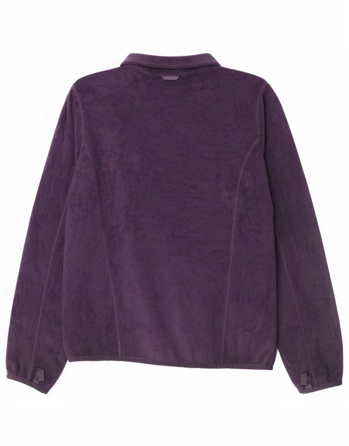 The North Face Womens Liner Fleece Jacket UK 10 Small Purple Polyester