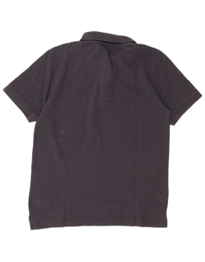 Kappa Mens Polo Shirt Medium Navy Blue Cotton