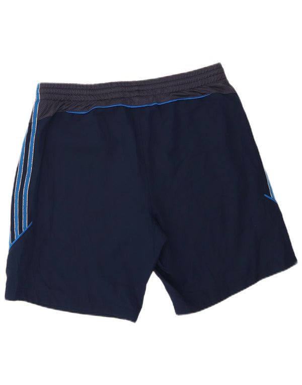 Adidas Mens Climalite Sport Shorts Medium  Navy Blue Polyester