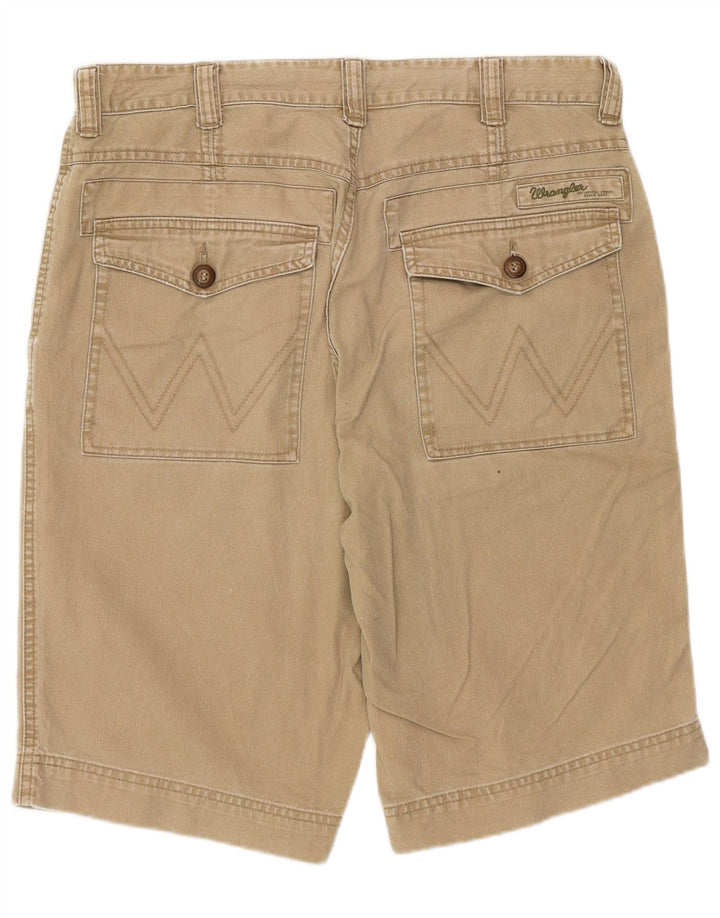 Wrangler Mens Morse Chino Shorts W31 Medium Beige Cotton