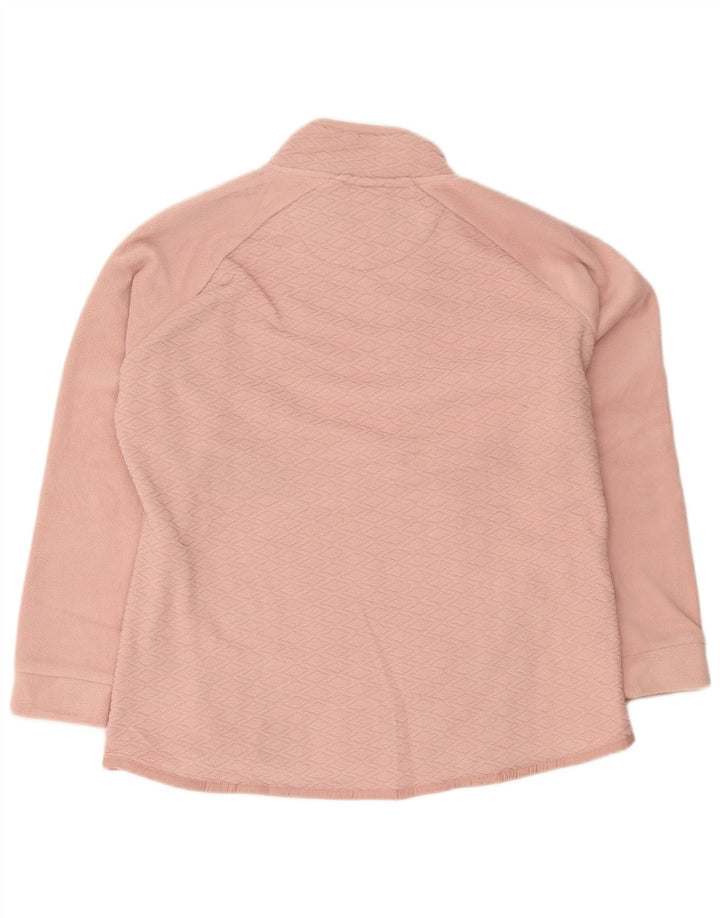 Weird Fish Womens Fleece Jacket UK 18 XL Pink Polyester