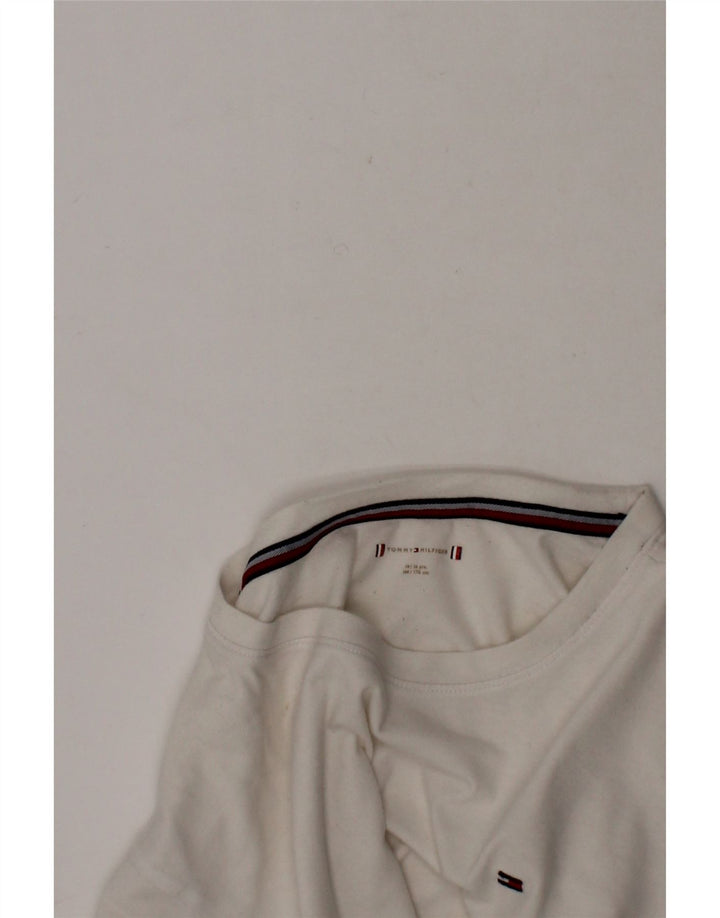 TOMMY HILFIGER Boys T-Shirt Top 14-15 Years Grey Vintage Tommy Hilfiger and Second-Hand Tommy Hilfiger from Messina Hembry 