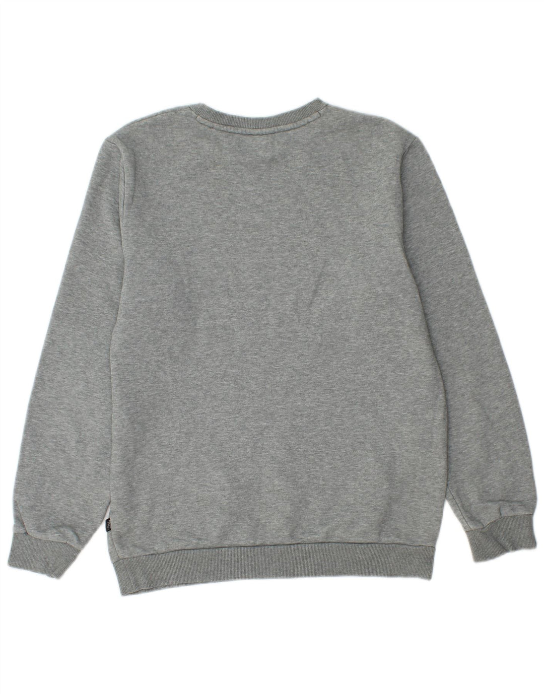 Puma Mens Sweatshirt Jumper Small Grey Flecked Cotton