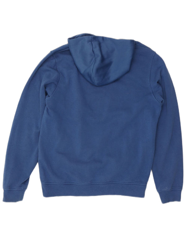 Jack & Jones Mens Core Graphic Hoodie Jumper Medium Blue Polyester