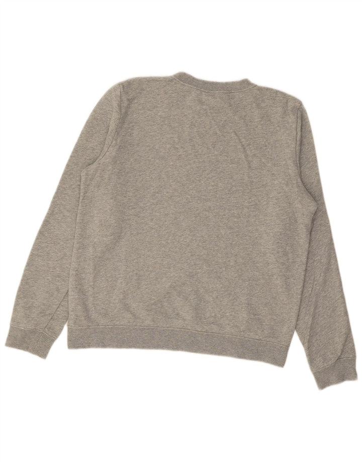 NIKE Mens Sweatshirt Jumper Small Grey Cotton