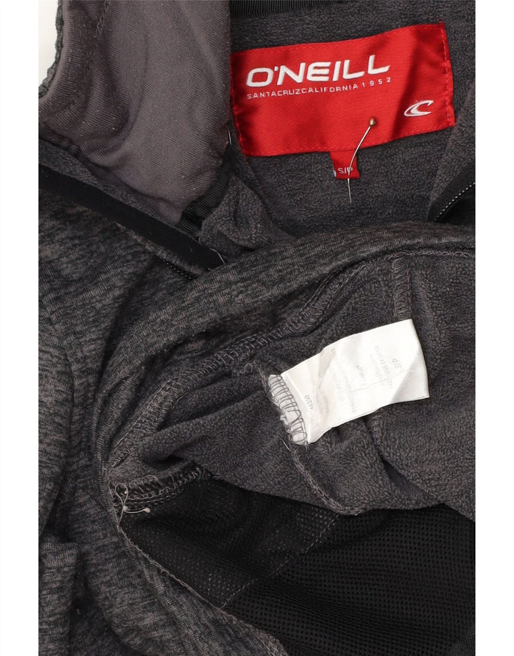 O'Neill Womens Tracksuit Top Jacket UK 10 Small Grey Flecked Polyester