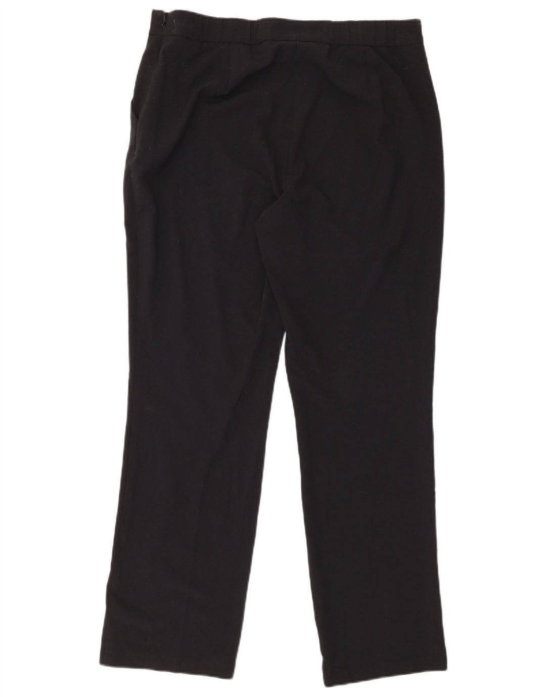 MARKS & SPENCER Womens Straight Casual Trousers UK 14 Medium W32 L30 Black