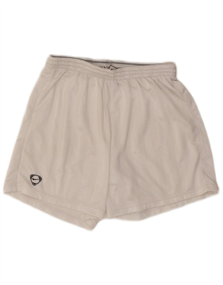 NIKE Mens Sport Shorts Medium White Striped