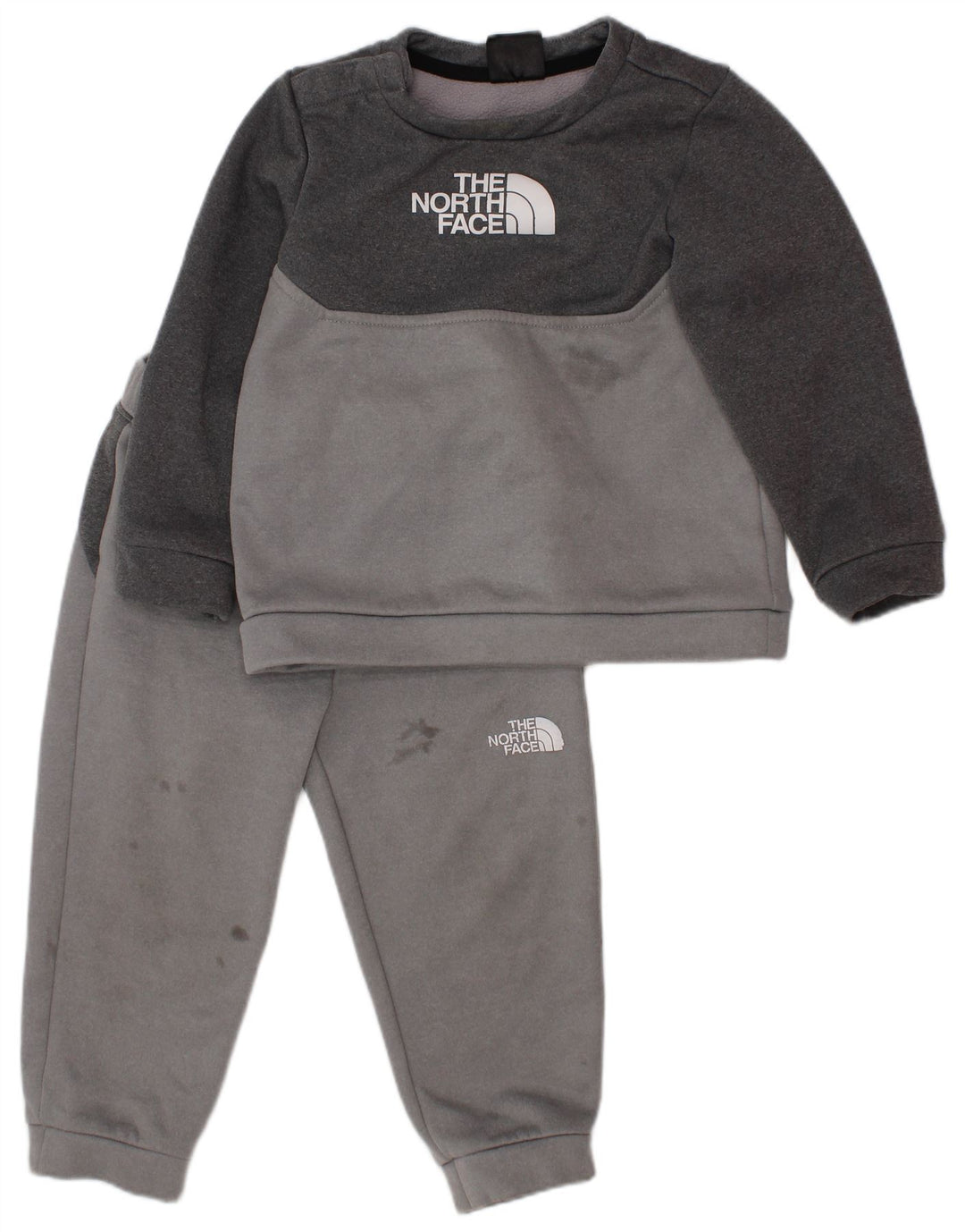 THE NORTH FACE Baby Boys Full Tracksuit 18-24 Months Grey Colourblock
