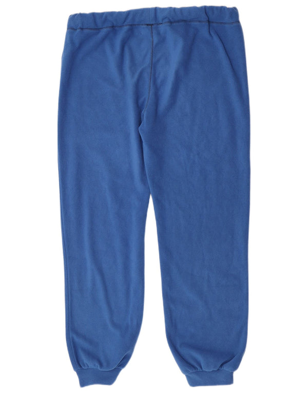 Kappa Mens Graphic Fleece Tracksuit Trousers Joggers UK 18 XL Blue