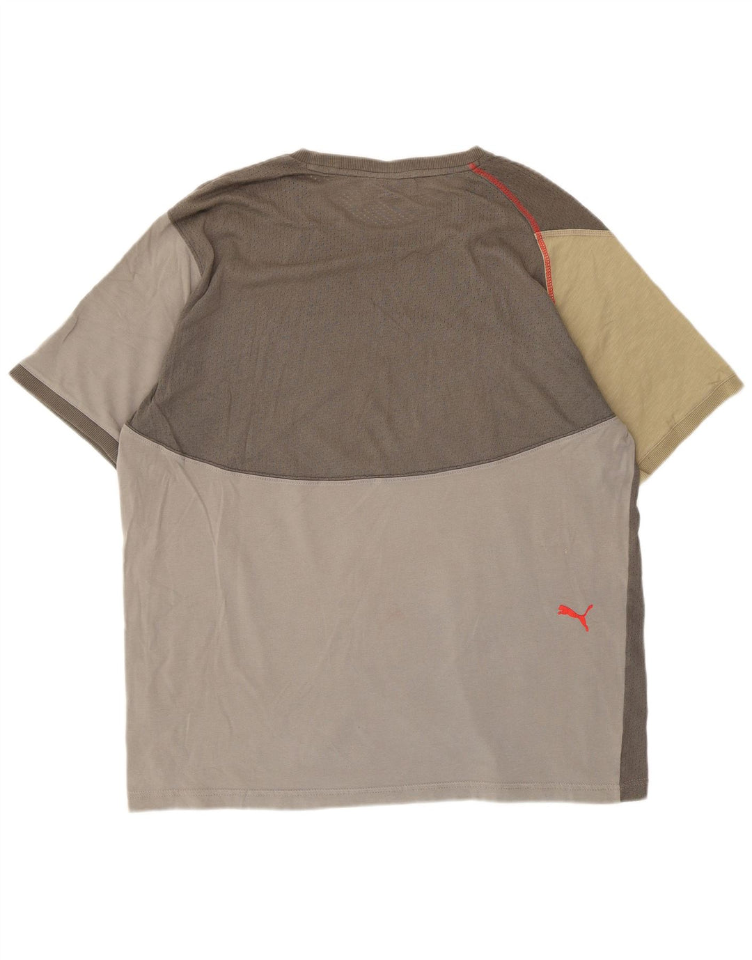 Puma Mens Ducati Graphic T-Shirt Top XL Grey Colourblock