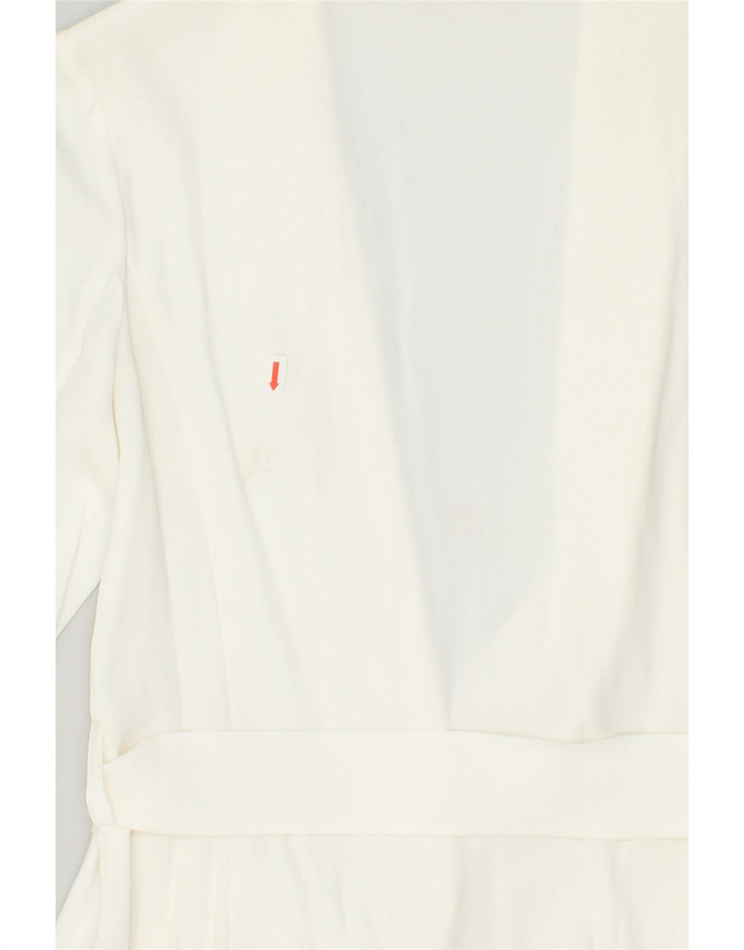 VINTAGE Womens Front Tie Blazer Jacket UK 12 Medium White | Vintage Vintage | Thrift | Second-Hand Vintage | Used Clothing | Messina Hembry 