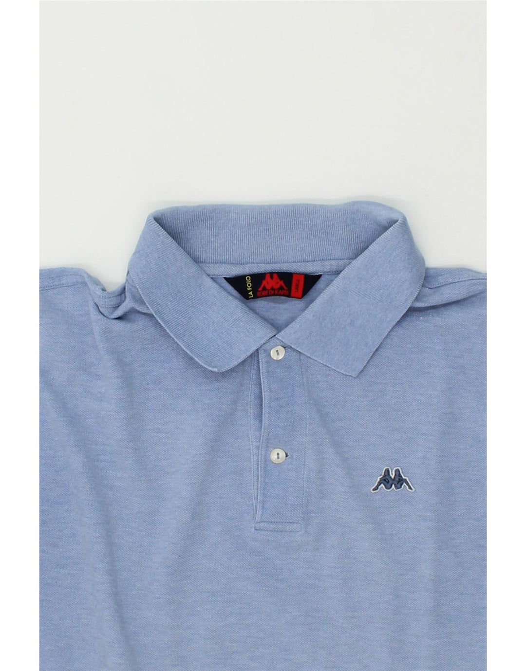 KAPPA Mens Polo Shirt Large Blue Cotton Vintage Kappa and Second-Hand Kappa from Messina Hembry 