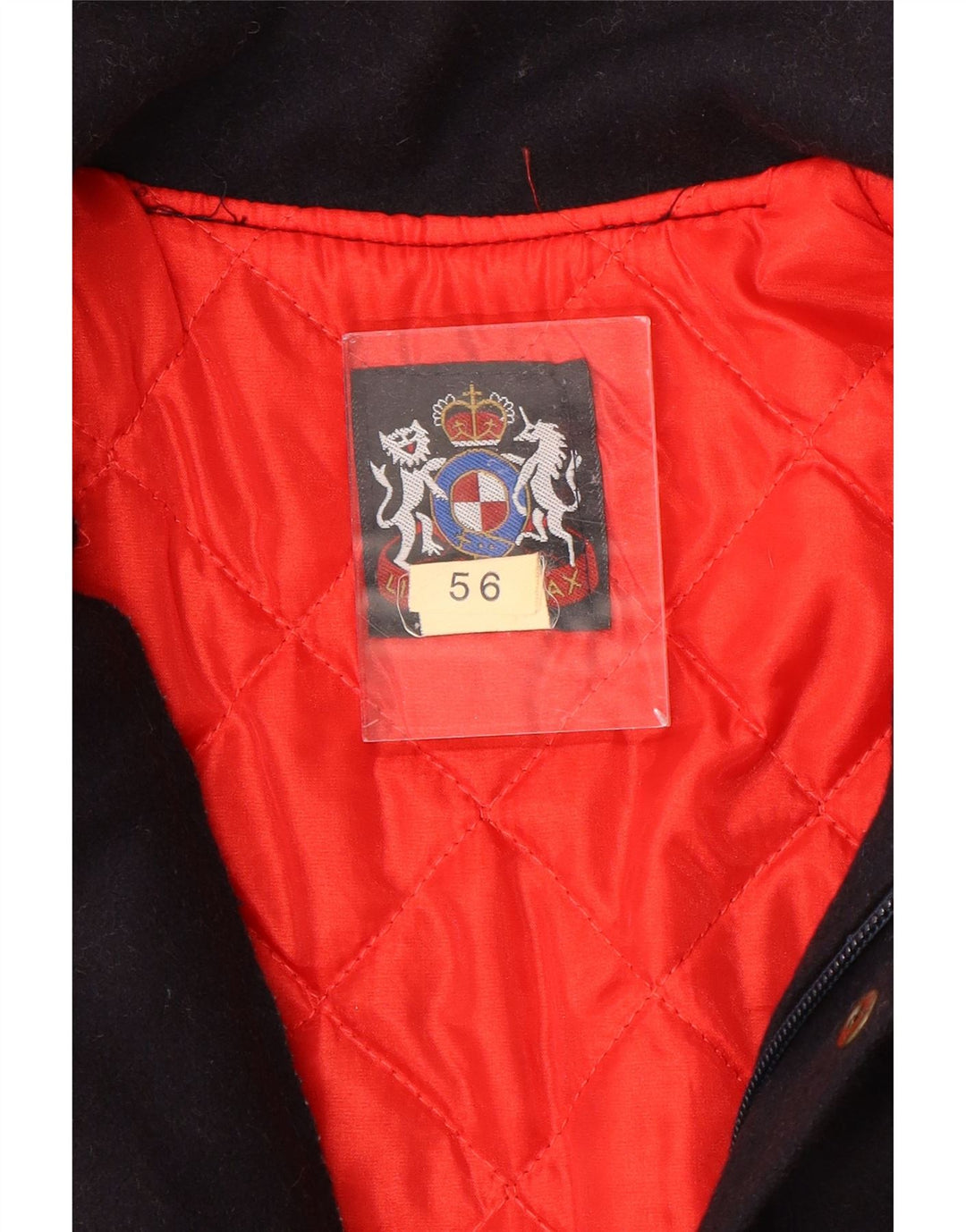 VINTAGE Mens Windbreaker Coat IT 56 3XL Navy Blue