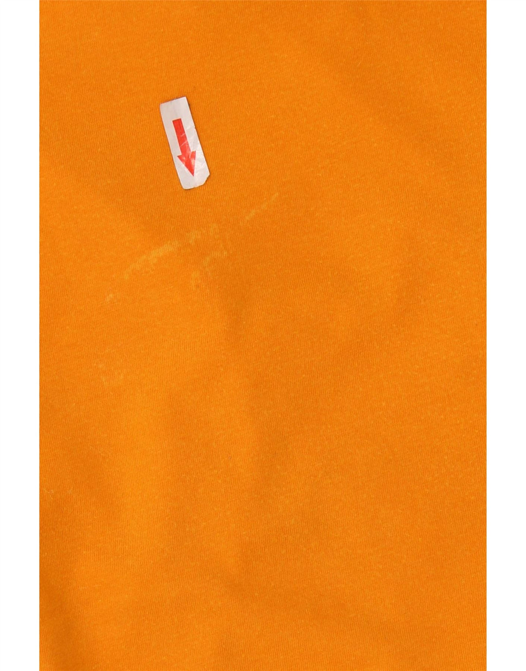 DIADORA Mens Graphic T-Shirt Top Large Orange Cotton