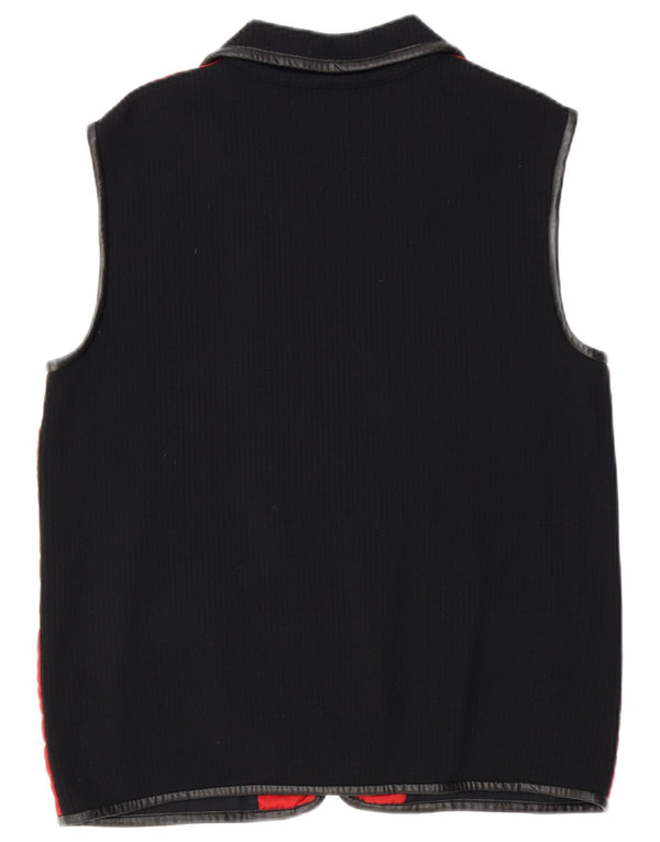 Betty Barclay Womens Weekend Oversized Gilet UK 10 Small Red Colourblock