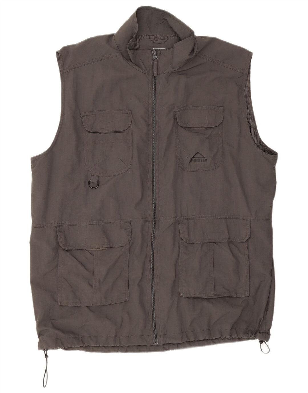 McKinley Mens Utility Gilet UK 44 2XL Grey Polyamide