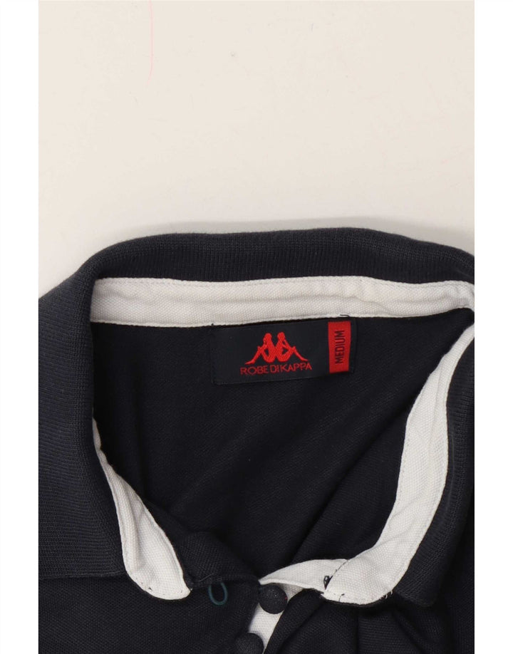 Kappa Womens Polo Shirt UK 14 Medium Navy Blue