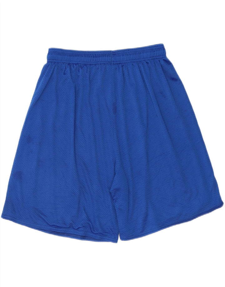 RUSSELL ATHLETIC Mens Graphic Sport Shorts XL  Blue Polyester