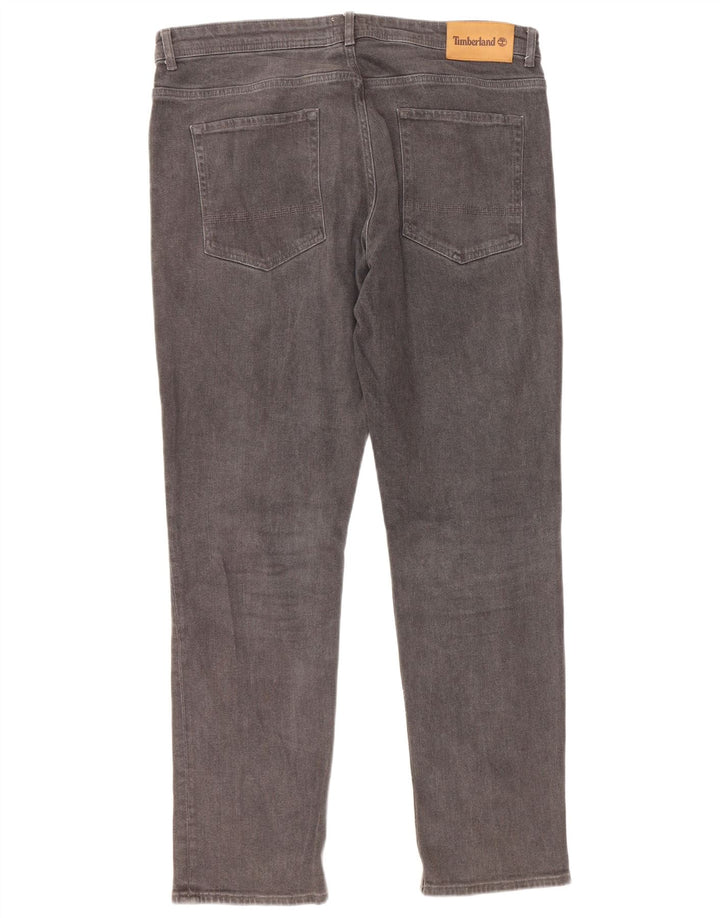 Timberland Mens Stretch Slim Jeans W38 L32 Grey Cotton
