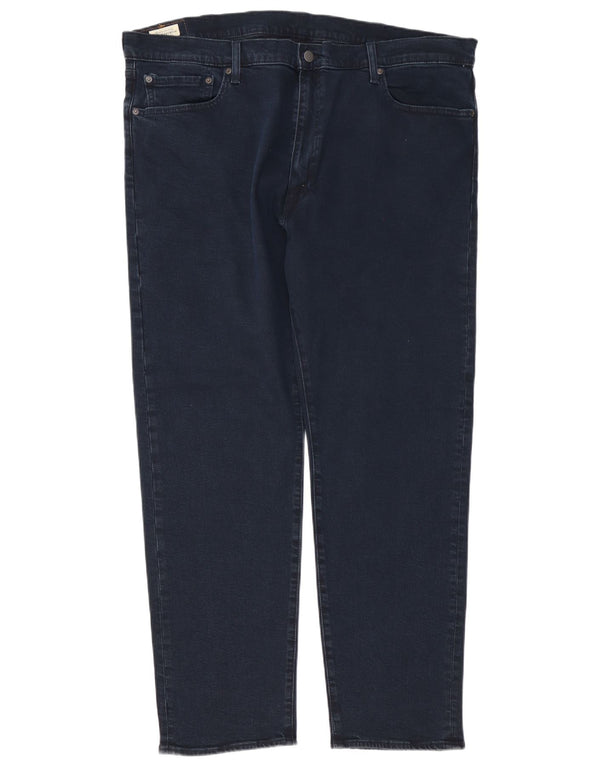 Levi's Mens 502 Regular Tapered Jeans W42 L32 Navy Blue Cotton