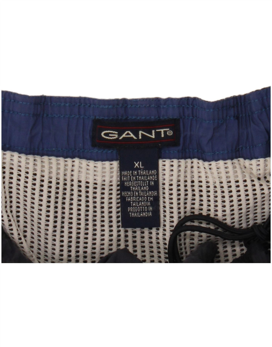 GANT Mens Swimming Shorts XL Navy Blue Colourblock Nylon