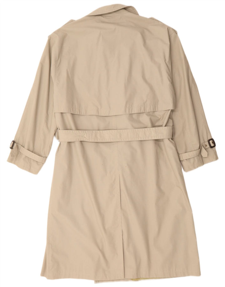 Jupiter Womens Trench Coat UK 14 Large Beige Cotton