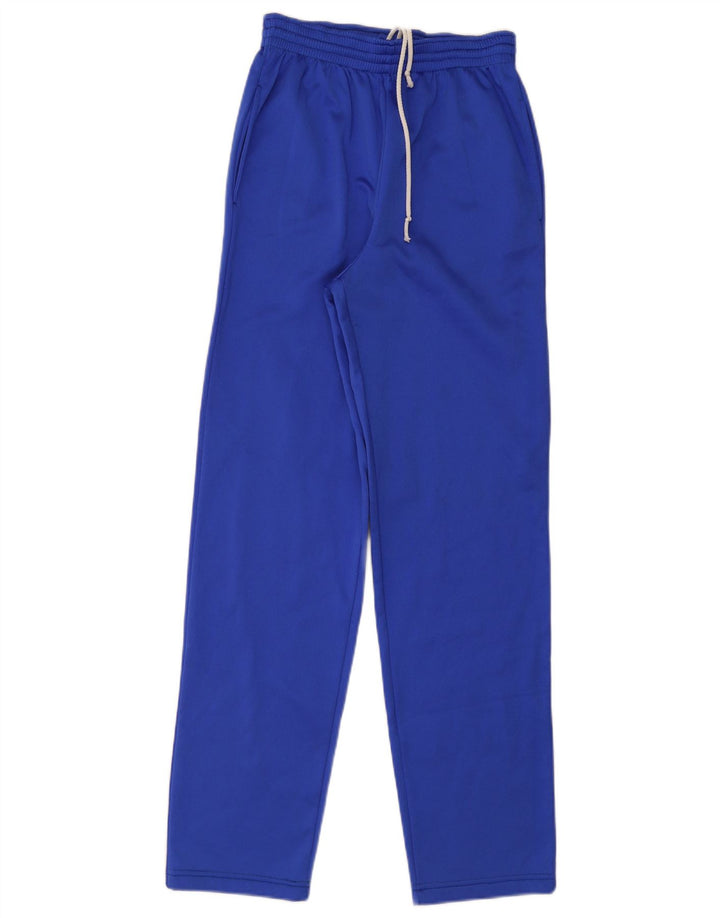 Vintage Mens Tracksuit Trousers Medium Blue Polyamide