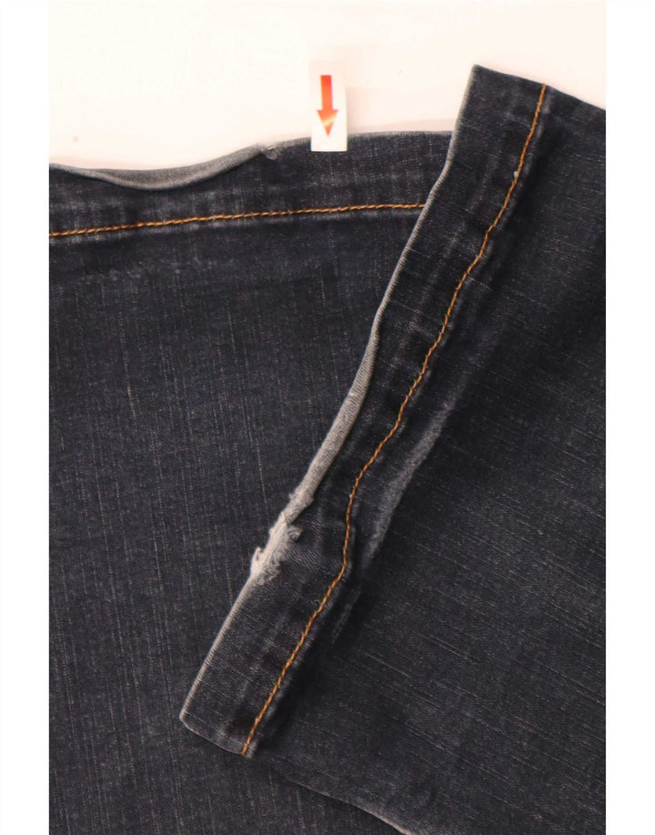 Benetton Womens Flared Jeans W25 L33 Blue