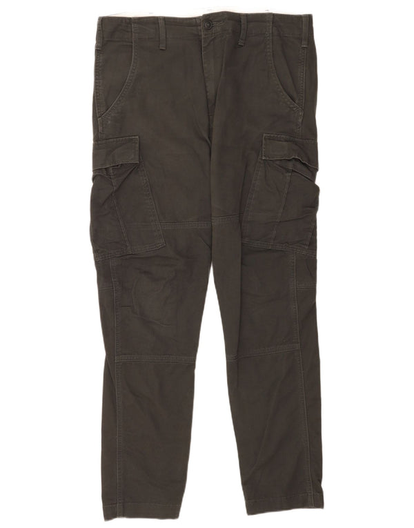 Levi's Mens Cargo Trousers Medium W32 L29 Khaki Cotton