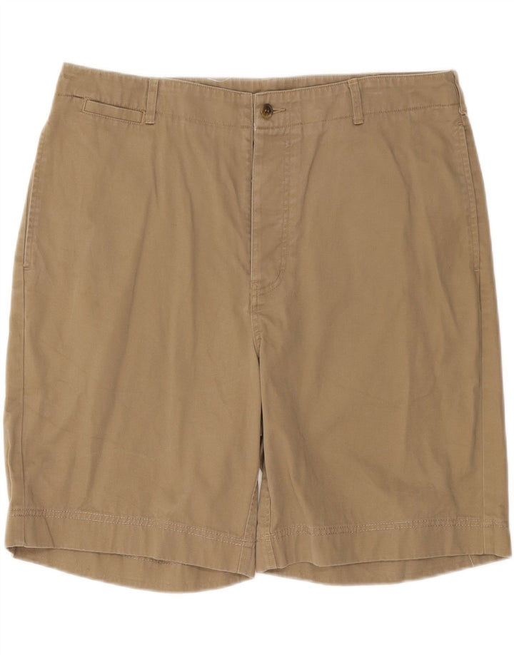 Gant Mens Bermuda Chino Shorts W36 Large Beige Cotton