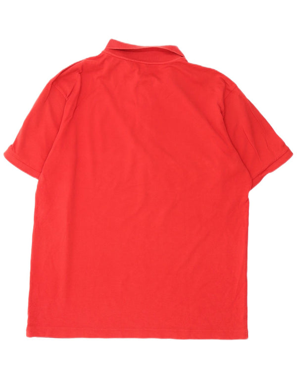 Kappa Mens Polo Shirt XL Red Cotton