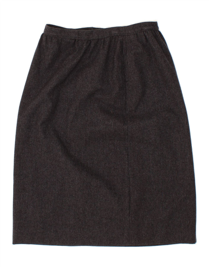 PENDLETON Womens Midi Skirt W30 Medium  Grey Virgin Wool Vintage Pendleton and Second-Hand Pendleton from Messina Hembry 