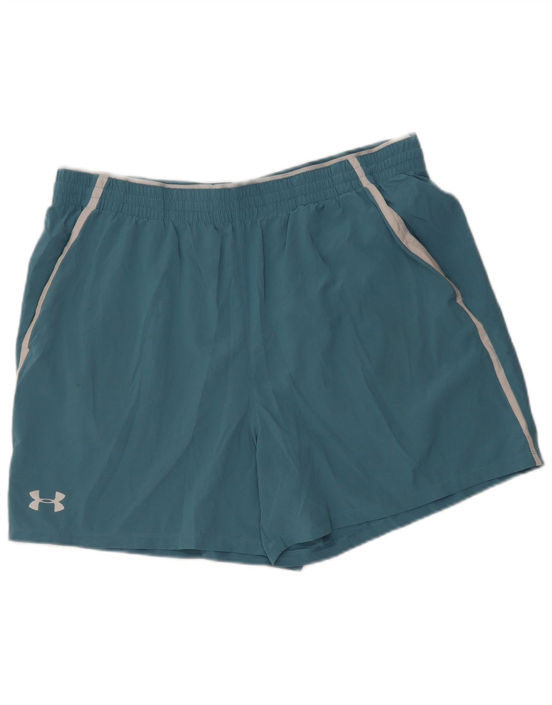 UNDER ARMOUR Mens Sport Shorts XL Blue Colourblock Polyester