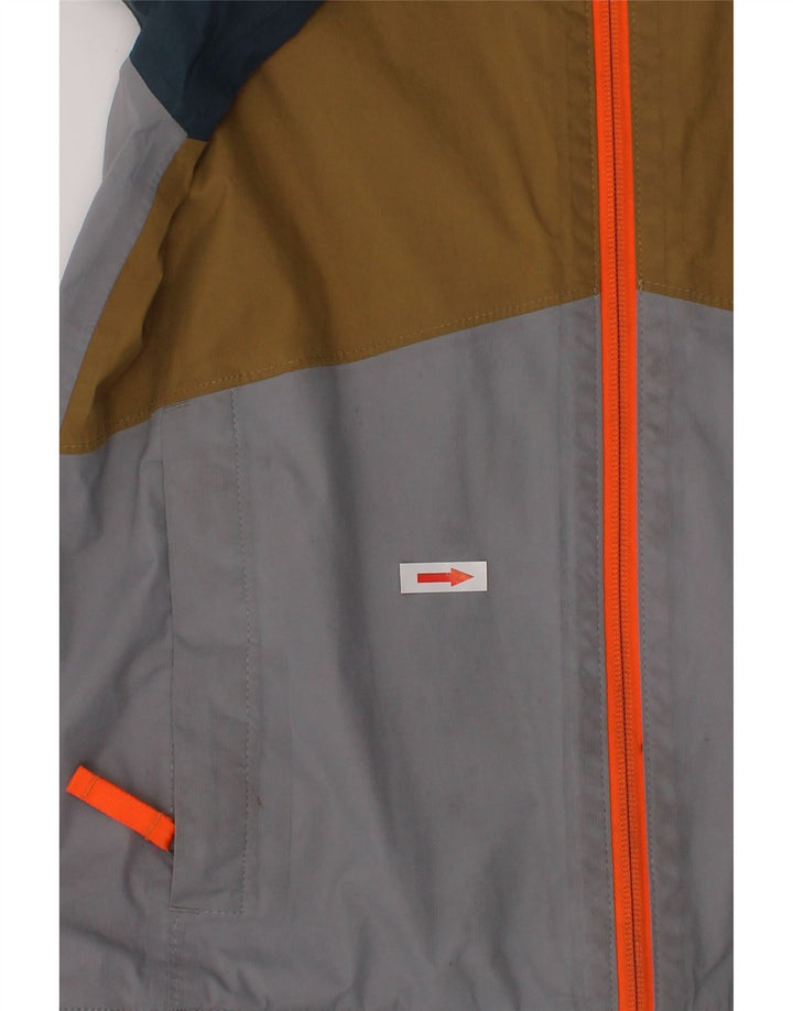 THE NORTH FACE Boys Rain Jacket 7-8 Years Small Multicoloured Colourblock