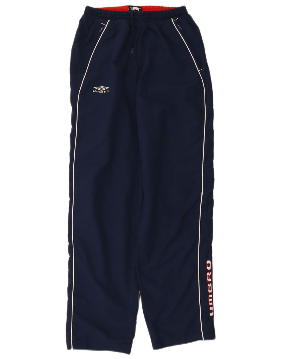 UMBRO Mens Tracksuit Trousers Small W28 L28 Navy Blue Polyester