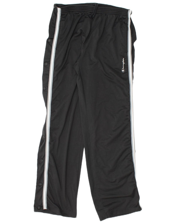Champion Mens Tracksuit Trousers XL Black Polyester