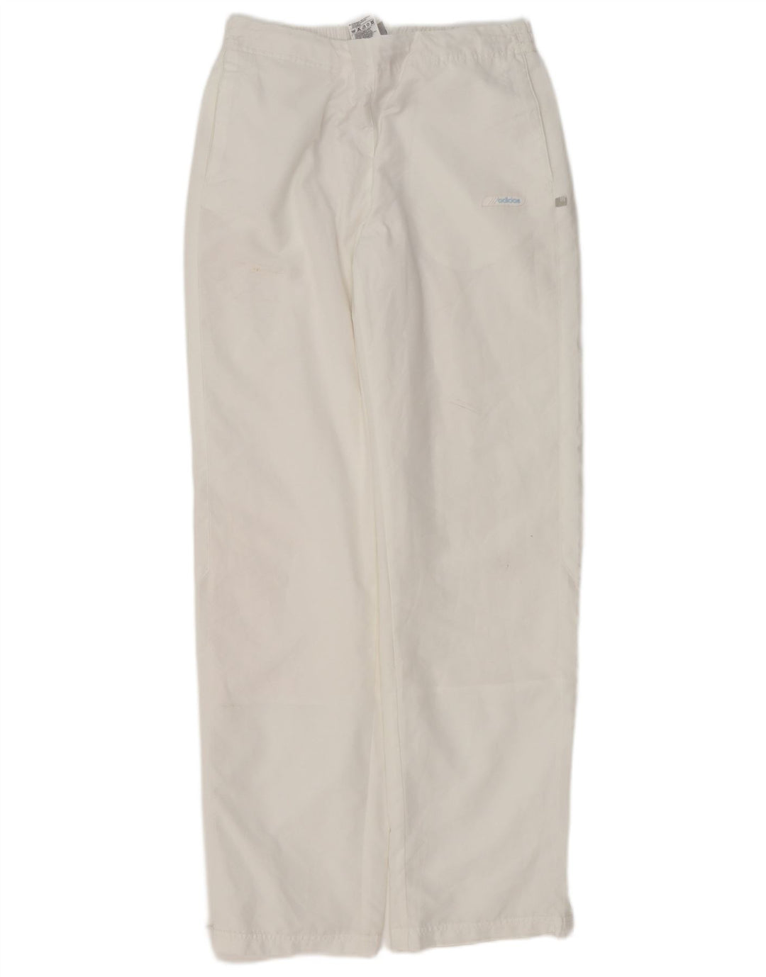 Adidas Womens Tracksuit Trousers UK 14 Large White Polyester