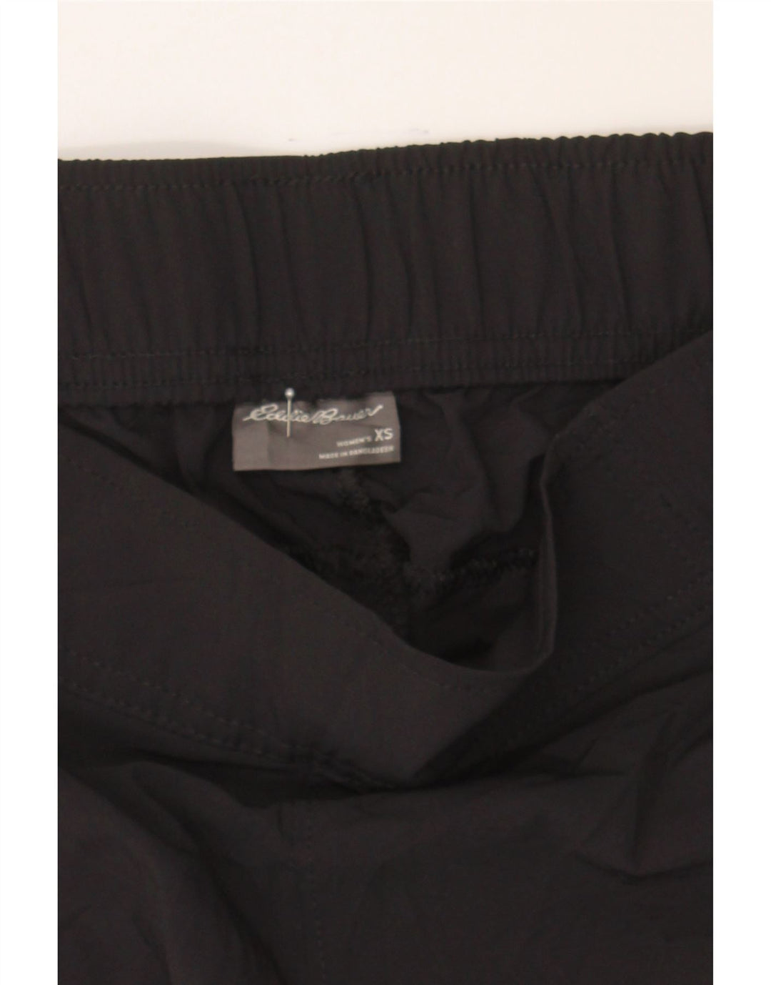 EDDIE BAUER Womens Tracksuit Trousers UK 6 XS  Black Polyester Vintage Eddie Bauer and Second-Hand Eddie Bauer from Messina Hembry 